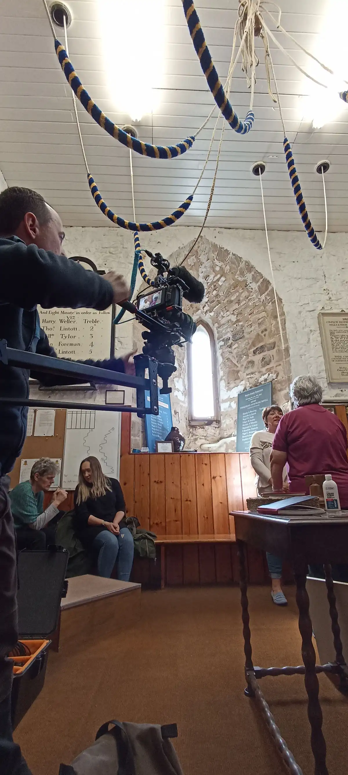 Behind the scenes